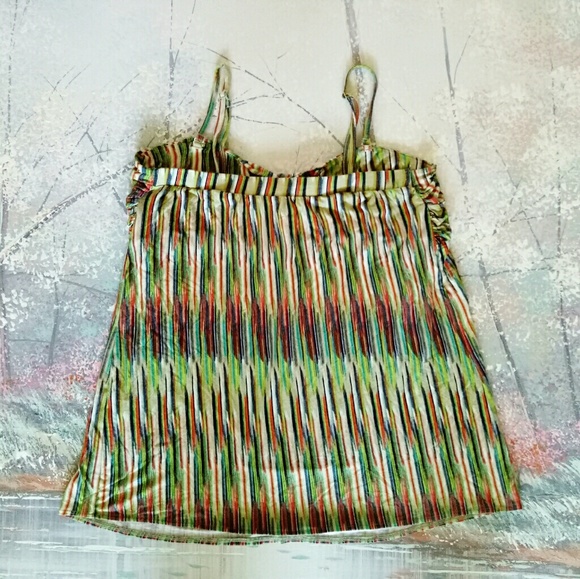 Lane bryant cami twist multicolor top - Picture 2 of 3